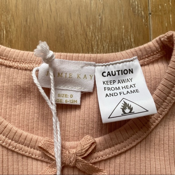 jamie kay peach blossom pajama set 6-12 months - Picture 2 of 4